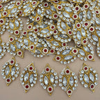 Bulk lot of gold diamond rhinestone embellishment patches