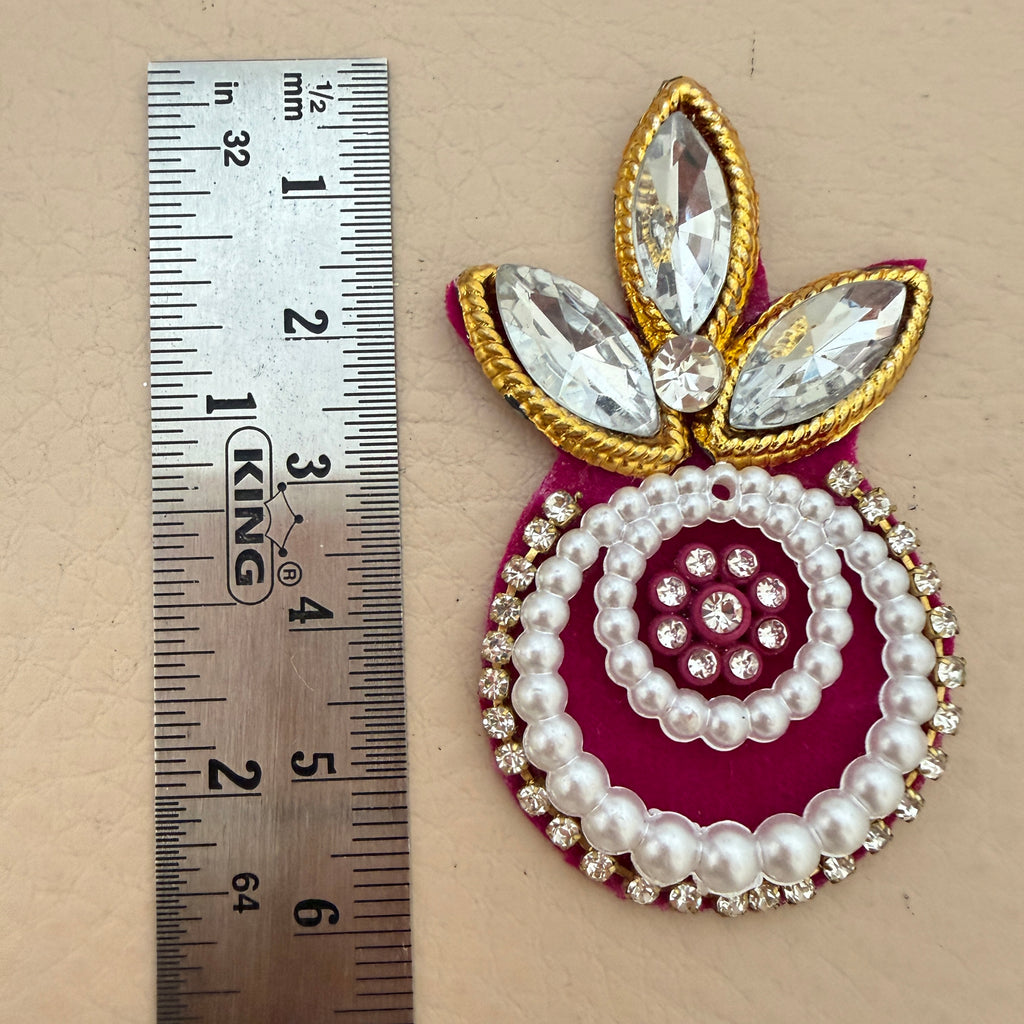 Patch front and back view
