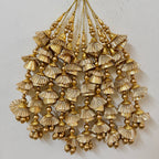 Gold Gota Patti Jhumka Latkan – Pack of 2