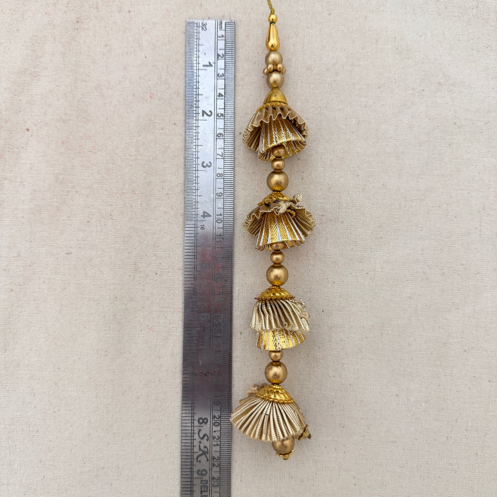 Gold Gota Patti Jhumka Latkan – Pack of 2