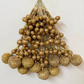 Gold Gota patti Beaded Lehenga embellished Latkan – Pack of 2