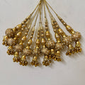 Rhinestone Floral Ball beaded ethnic blouse Latkan – Pack of 2